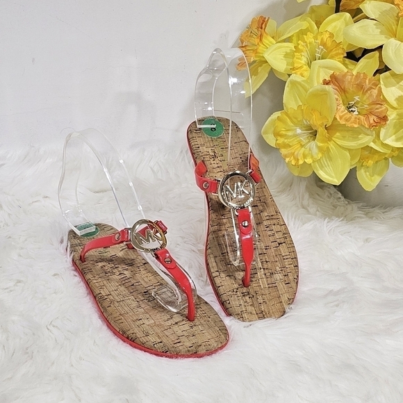 Michael kors  charm jelly sandals sz.8 - Picture 1 of 8